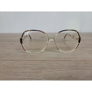 LOOKING GLASS Eyeglasses  54-18-140 BR 6020 Crystal/Gold/Tortoise FRAMES‎ ONLY!